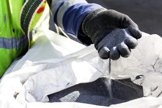 Silisium-pulveret Silgrain, som produseres av Elkem. Foto: Elkem