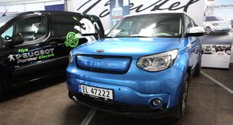 Kia Soul Electric er elbilen det bruktimporteres flest av i Norge. Bilde: Per-Ivar Nikolaisen