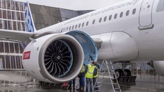 CFM Leap-1A-motorer på den første flygningen med A321 Neo i februar.