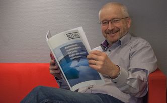Administrerende direktør, Jan Erik Svensson, i skyselskapet Artic Circle Data Center har finansiellstøtte fra Mo Industripark. Foto: Oyvind Nyborg Gregersen
