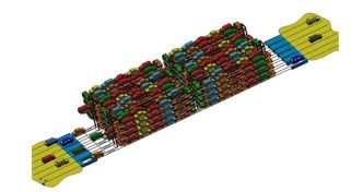 Den horisontale versjonen er tenkt plassert inne i fjellhaller eller over bakktrasee. Foto: Bakke Engineering