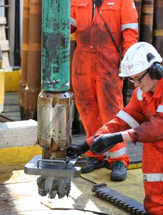 Her testes Afterburner for første gang offshore, på VNG&#039;s brønn, Boomerang. Foto: Tomax