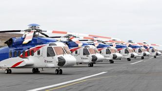 Disse Bristow-maskinene er britiske. Foto: Sikorsky