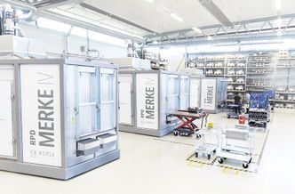 Produksjonsutstyret bygges av Tronrud Engineering på Eggemoen. Bilde: Norsk titanium