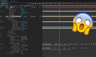 Stabilisering av en VR-video er møysommelig, frame for frame, prikearbeid som kan gjøre de fleste gal. Hver prikk i tidslinjen, selv de som egentlig ser ut som en sammenhengende strek, er en justering som er gjort for å stabilisere bildet.