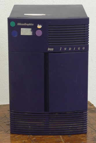 SGI IRIS Indigo arbeidsstasjon fra tidlig 1990-tall. Foto: Dave Fischer/Wikipedia (CC BY-SA 3.0)