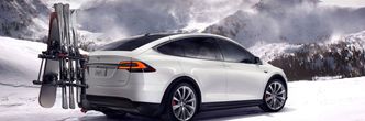 Tesla Model X leveres med hengerfeste som standard. Bilde:  Tesla Motors