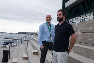 Eirik Moen og Ermal Mujaj i NTT Security har årelang erfaring med sikkerhet. Bilde: TU Story Labs