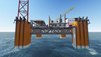 Lean Semi-konseptet kombinerer allerede kjente flyterkonsepter, med ubemannet skrog og flat-top-dekk.