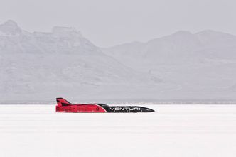 VBB-3 i Bonneville salt flats, Utah. Foto: Venturi