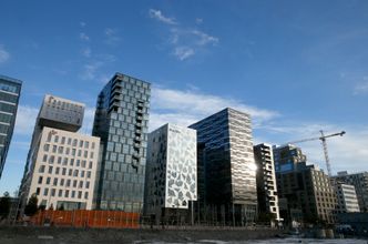 Barcode i Bjørvika er et godt eksempel på effektiv bruk av areal, mener Aud Tennøy ved TØI. Foto: Pedersen, Terje