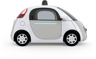 Googles selvkjørende bil har vært under utvikling siden 2008. Foto: Google