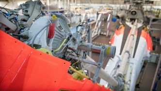 Halerotorgirboks på norsk AW101. Foto: Eirik Helland Urke