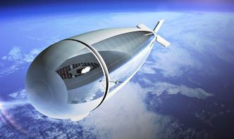 Stratobus skal være et rimelig supplement til konvensjonelle satellitter.  Bilde: Thales Alenia Space