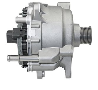 Motoren er vannkjølt, og har inverter integrert. (Foto: Continental)