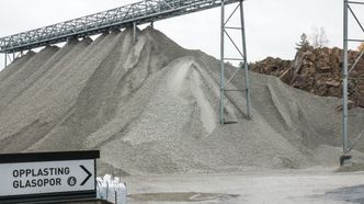 Omlag 60 000 kubikkmeter Glasopor har så langt gått med i Bjørvika, inkludert Sydhavna og Sørenga.