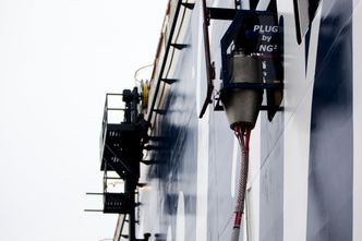 Color Line begynte å bruke landstrøm på Kiel-fergene i 2011. Bilde:  Håkon Jacobsen