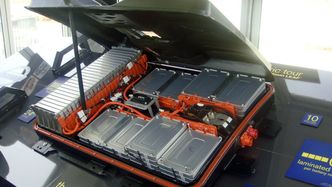 Batteripakke fra Nissan Leaf. Foto: Mario R Duran Ortiz / Creative Commons