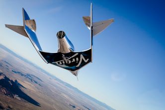 VSS Unity like etter separasjon fra VMS Eve. Bilde: Virgin Galactic