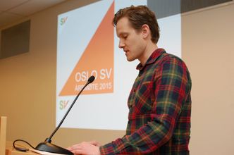 Benjamin Endré Larsen (SV) er byrådssekretær ved enhet for eldre, helse og sosiale tjenester i Oslo kommune. Foto: SV