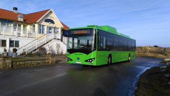 Nobina har brukt slike BYD-busser i Skåne i et år nå. Foto: Nobina
