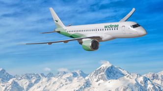 Embraer E-190E2 slik det blir i Widerøes farger. Bilde:  Embraer