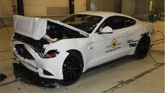 Ford Mustang er nettopp blitt kollisjontestet i Europa. Foto: Euro NCAP
