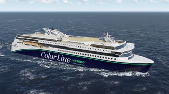 Fosen Yard har designet den nye fergen i tett samarbeid med Ulstein Verft og Color Line. Foto: Fosen Yard/Ulstein