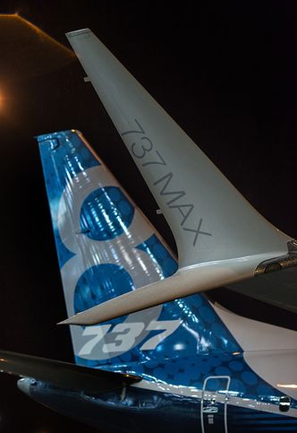 Nytt haleparti og nye vingetupper på B737 Max. Foto: Bob Ferguson