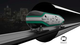 TU Delft hadde den beste designen, ifølge juryen. Foto: Delft Hyperloop