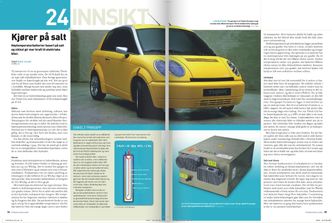 Det har gått ti år siden Think City kom, da med en ny type salt-nikkelbatterier (Zebra) med en energikapasitet på 24,5 kWh. Foto: TU 09.02.2007