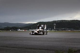 «Gnist» på Værnes. Foto: Revolve NTNU