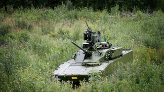 Oppgradert CV90 stormpanservogn på Setermoen. Foto: Eirik Helland Urke