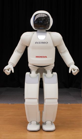 Asimo, utviklet av Honda for 20 år siden, ble gjennombruddet for robotikk. Foto: Nils Olav Mevatne