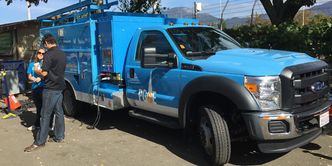 De mindre lastebilene har vært i bruk siden 2015. Foto: PG&amp;E