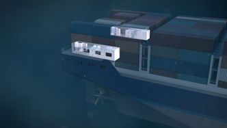 Lugarer i containere. Antall justeres etter behov og krav til bemanning. Foto: Rolls-Royce