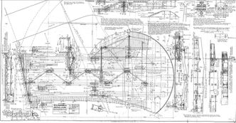 Vegvesenet brukte de gamle brutegningene fra da brua ble bygget i 1935 som utgangspunkt da de satte i gang med restaureringen av Ørje svingbru. Foto: Statens Vegvesen