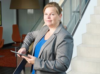 Peggy S. Heie i Norsis. Bilde: Jan Tore Øverstad
