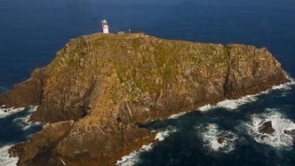 Havaristedet, øya Blackrock.  Foto: Commissioners of irish lights