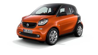 Smart Fortwo har takket være hekkmotor et særdeles høyt partikkelutslipp. Foto: Daimler