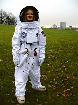 Innspilling av romfartsprogram for NRK-serien Newton. Foto: Privat