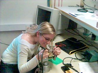 Sommerkurs på Andøya Space Center som en del av studiene ved NTNU. Foto: Privat
