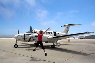 Hoppet verdens høyeste kommersielle fallskjermhopp, International Space University. Foto: Privat