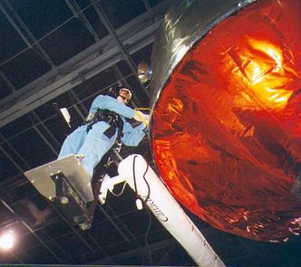 16 år gammel på International Space Camp i Huntsville i Alabama. Foto: Privat