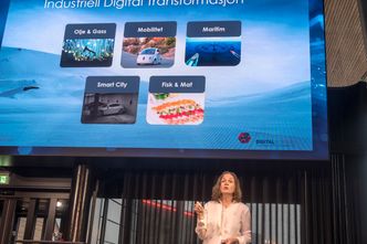Hilde Tonne, prosjektleder for forprosjektet og medlem i advisory board i Digitalnorway - Toppindustrisenteret AS Foto: Odd Richard Valmot