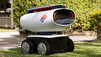 Prototypen Domino’s Robotic Unit ble i fjor testet i Australia. Foto: Mike Curtain/Marathon Targets
