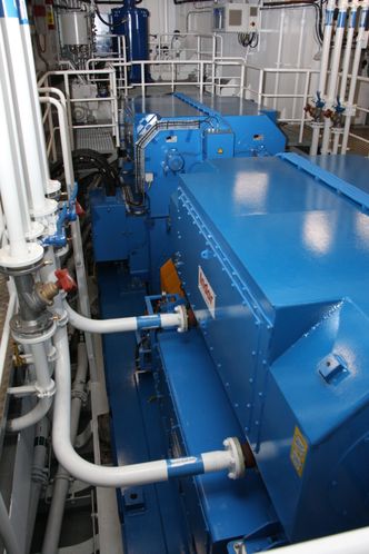 To elektromotorer er montert rett på propellakslingen. Foto: Tore Stensvold