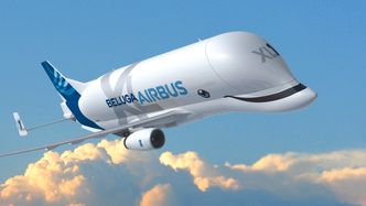 Slik skal Beluga XL lakkeres. Bilde: Airbus