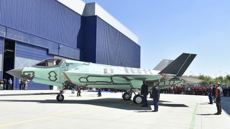 Utrullingsseremoni for det første italienskbygde F-35B på Cameri-anlegget 5. mai 2017. Foto: Lockheed Martin