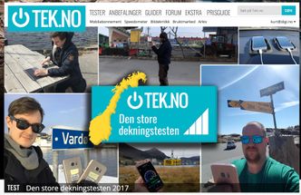 Journalister i Tek.no har reist land og strand rundt, med bistand fra journalister i digi.no og Inside Telecom. Foto: Skjermbilde
